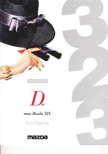 Autoprospekt Mazda 323 Juli 1994