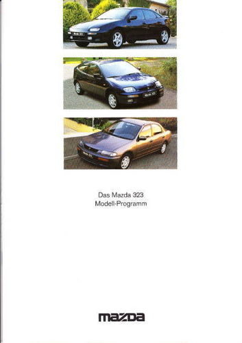 Autoprospekt Mazda 323 September 1994