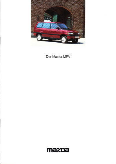 Autoprospekt Mazda MPV September 1994