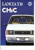 Autoprospekt Lancia Y 10 Chic Juli 1986