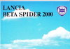 Autoprospekt Lancia Beta Spider 2000