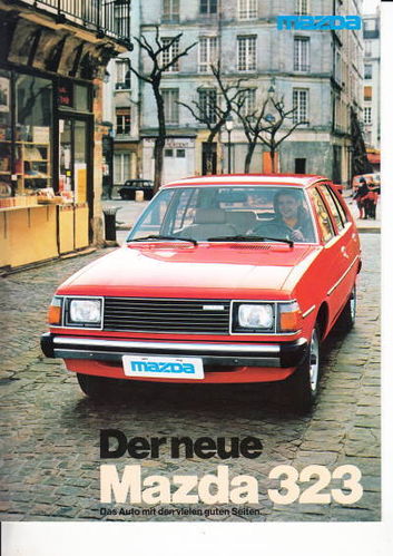 Prospekt Mazda 323 August 1979