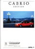 Autoprospekt Opel Kadett E Cabrio Edition 8 - 1991
