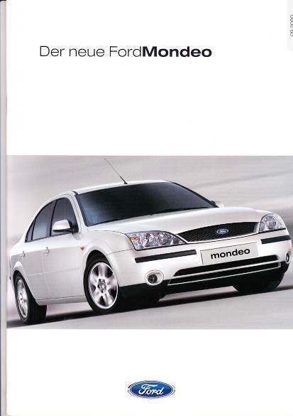 Autoprospekt Ford Mondeo September 2000