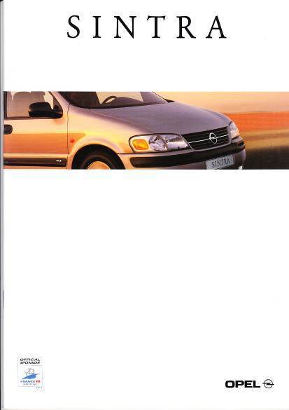 Autoprospekt Opel Sintra September 1997