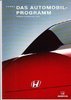 Autoprospekt Honda Programm Februar 1994