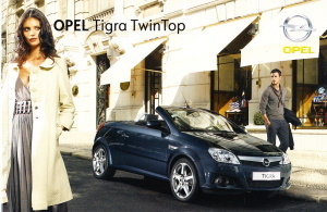 Autoprospekt Opel Tigra Twintop April 2008