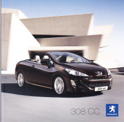 Autoprospekt Peugeot 308 CC März 2009