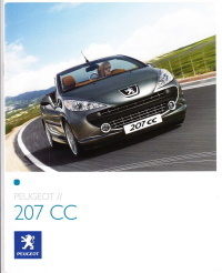 Autoprospekt Peugeot 207 CC März 2007