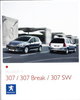 Autoprospekt Peugeot 307 und Break SW 4 - 2007