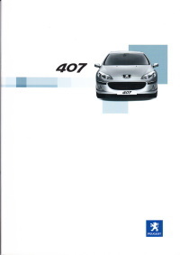 Autoprospekt Peugeot 407 Oktober 2005