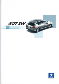 Autoprospekt Peugeot 407 SW Oktober 2005