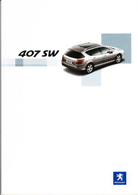 Autoprospekt Peugeot 407 SW Juni 2004