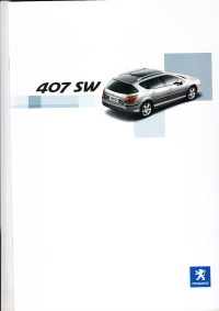 Autoprospekt Peugeot 407 SW März 2005