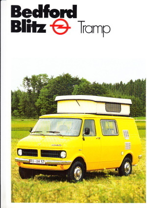 Autoprospekt Opel Bedford Blitz Tramp 9 - 1979