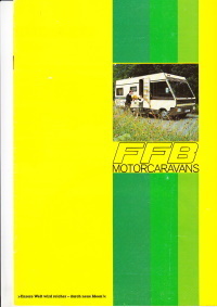 Autoprospekt FFB Motorcaravans 1979