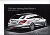 Autoprospekt Mercedes CLS Shooting Brake Edition 1