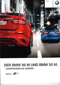 Autoprospekt BMW X6 M X5 M 2 - 2009