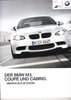 Prospekt BMW M3 Cabrio und Coupe 1 - 2012