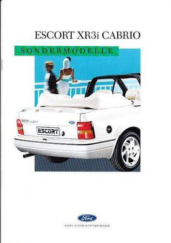 Autoprspekt Ford Escort Cabrio 4 - 1988