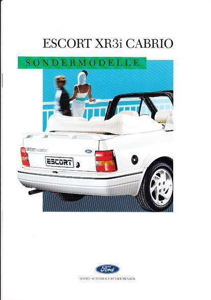 Autoprspekt Ford Escort Cabrio 4 - 1988