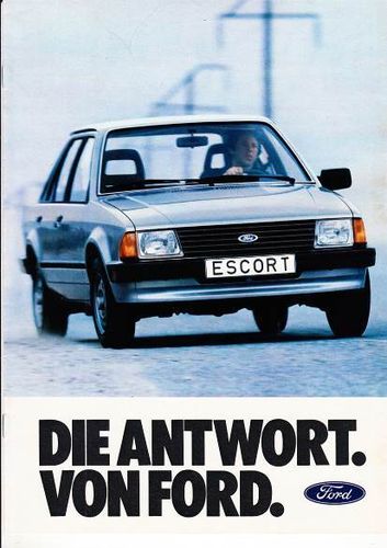 Auto-Prospekt Ford Escort