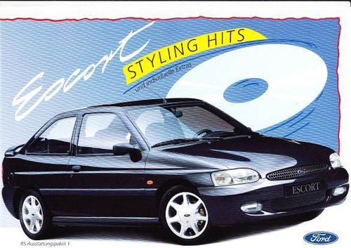 Autoprospekt Ford Escort Styling Hits 1 - 1995