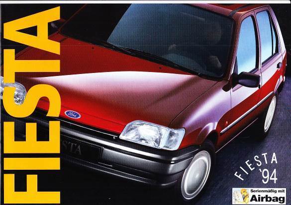 Autoprospekt Ford Fiesta Dezember 1993