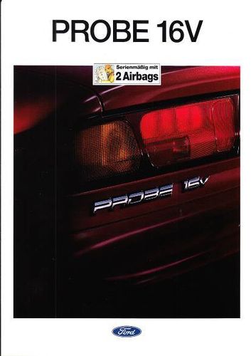 Auto-Prospekt Ford Probe 16V November 1993