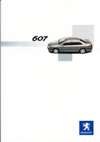 Autoprospekt Peugeot 607 Juli 2003