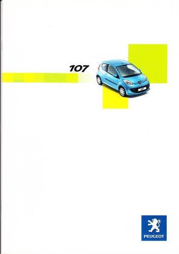 Autoprospekt Peugeot 107 Juni 2005