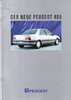 Autoprospekt Peugeot 405 Juli 1992