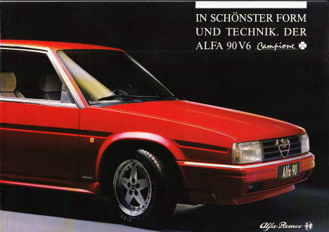 Autoprospekt Alfa Romeo 90 V Campione Kaufen Histoquariat