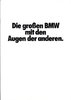 Autoprospekt Die großen BMW 1977