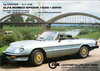 Autoprospekt Alfa Romeo Spider 1600 und 2000 Rial