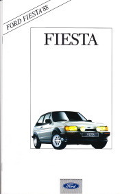 Autoprospekt Ford Fiesta 10 - 1987 Frankreich