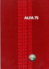 Auto-Prospekt Alfa Romeo 75