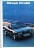 Autoprospekt BMW 320i 325i Cabrio 1 - 1988