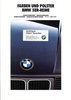 Farbkarte BMW 5er 1 - 1992