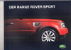 Autoprospekt Range Rover Sport April 2006