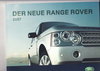 Autoprospekt Der neue Range Rover 2007