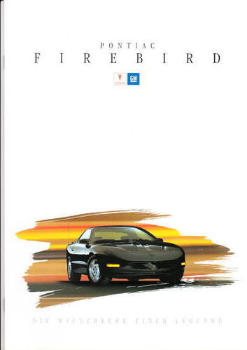 Autoprospekt Pontiac Firebird 1993