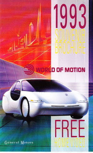 Autoprospekt General Motors Programm 1993 englisch