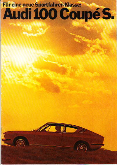 Autoprospekt Audi 100 Coupe S 7 - 1972