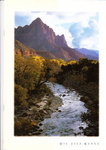 Autoprospekt Jeep Programm Februar 1998