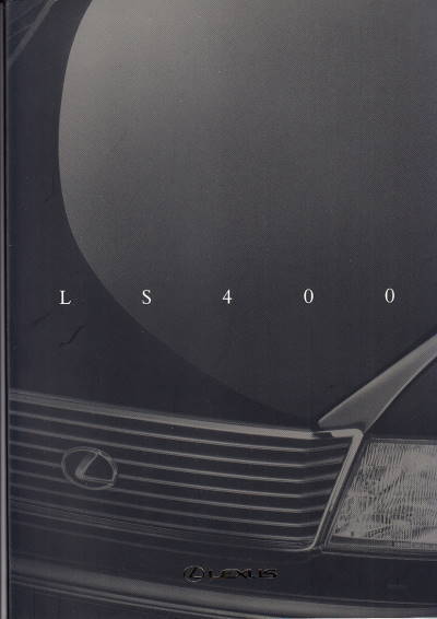 Autoprospekt Lexus LS 400 Januar 1995