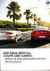 Autoprospekt BMW 6er Coupe Cabrio 1 - 2011