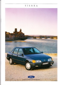 Autoprospekt Ford Sierra September 1989