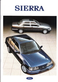 Autoprospekt Ford Sierra Juli 1991
