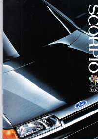 Autoprospekt Ford Scorpio Januar 1986